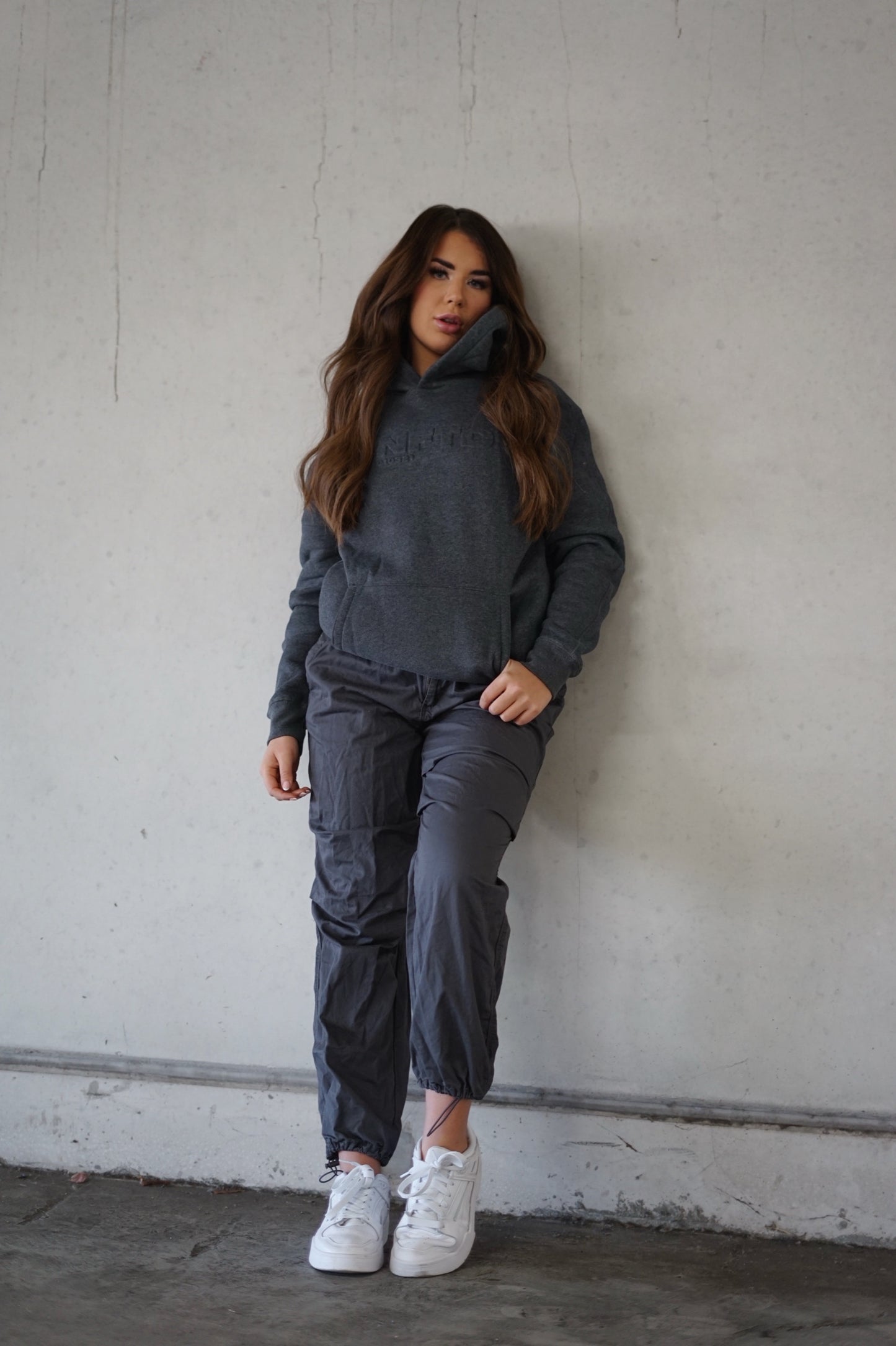 BOLD EMBOSSED HOODIE