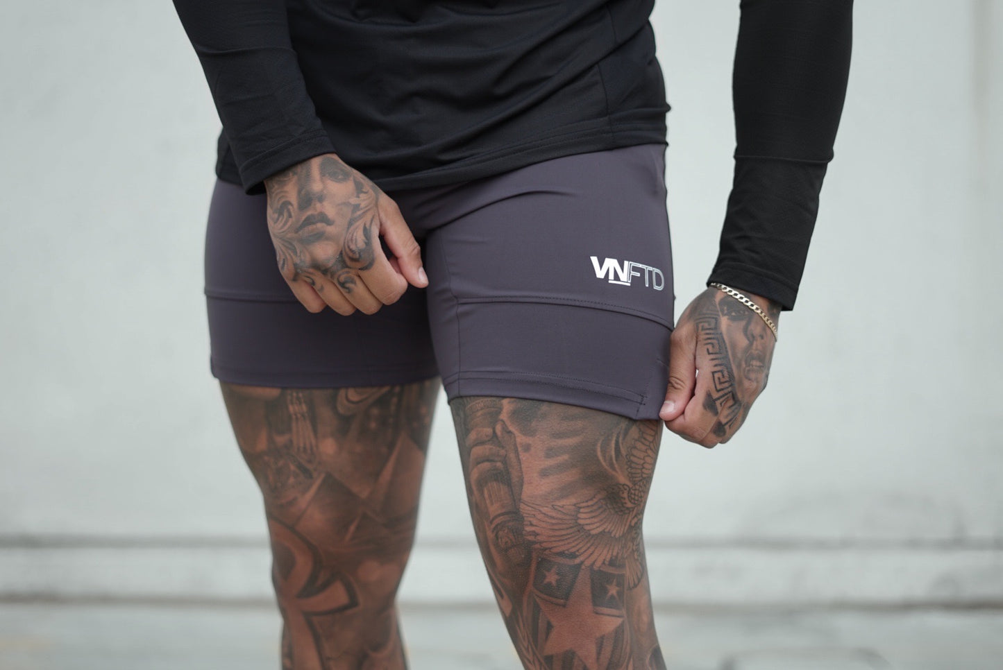 FREEMOVE SHORTS PERFORMANCE SHORTS PEWTER GREY
