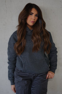 BOLD EMBOSSED HOODIE