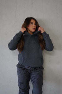 BOLD EMBOSSED HOODIE
