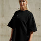 WAFFLE KNIT OVERSIZED T-SHIRT