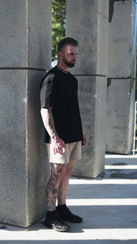 COLLAR EMB OVERSIZED TEE