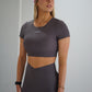 CORE RIBBED SPORTS CROP