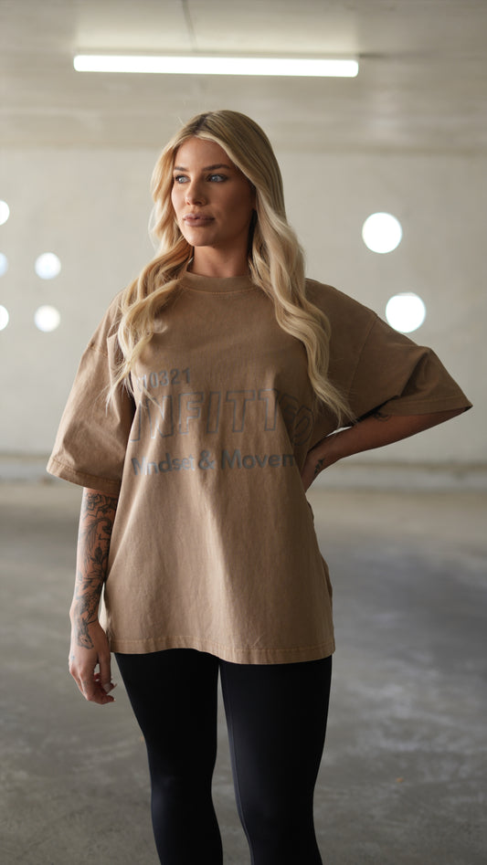 VN WASHED OVERSIZED TEE