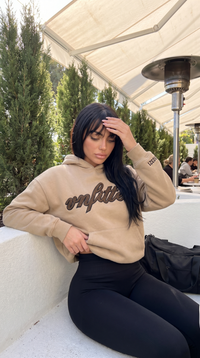 RUNNING EMBROIDERY HOODIE
