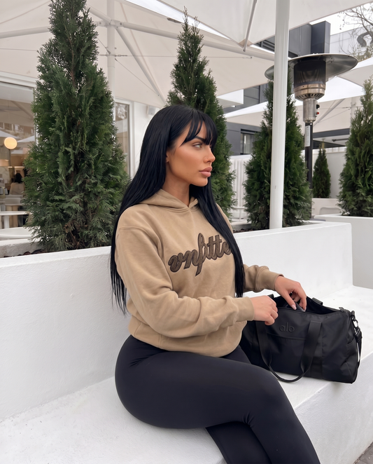 RUNNING EMBROIDERY HOODIE