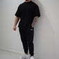 V-FLEECE PANELLED JOGGERS