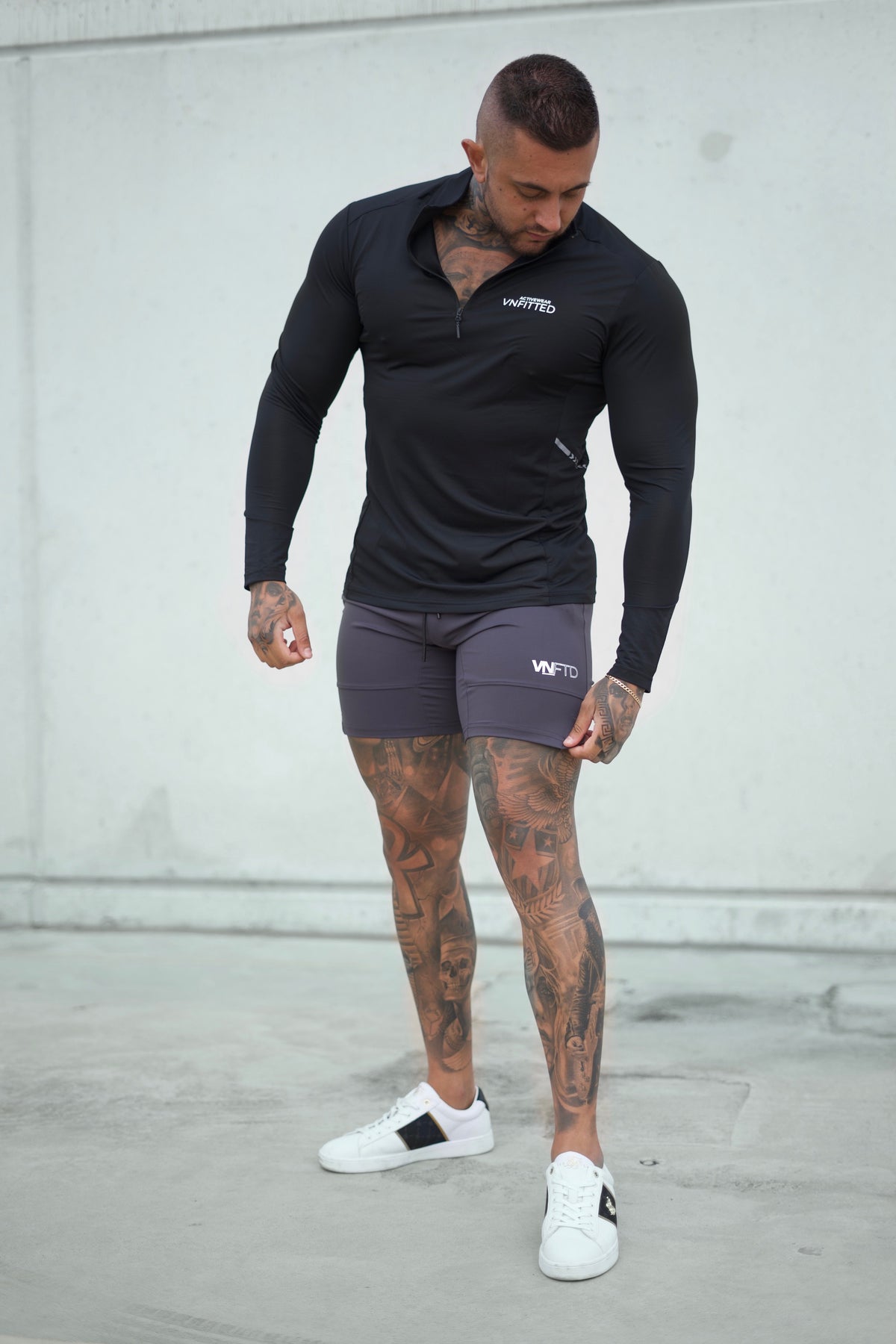 FREEMOVE SHORTS PERFORMANCE SHORTS PEWTER GREY
