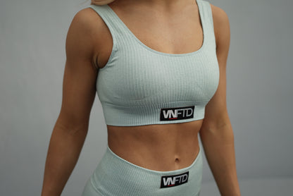 RIBBED DRVN SPORTS BRA TOP